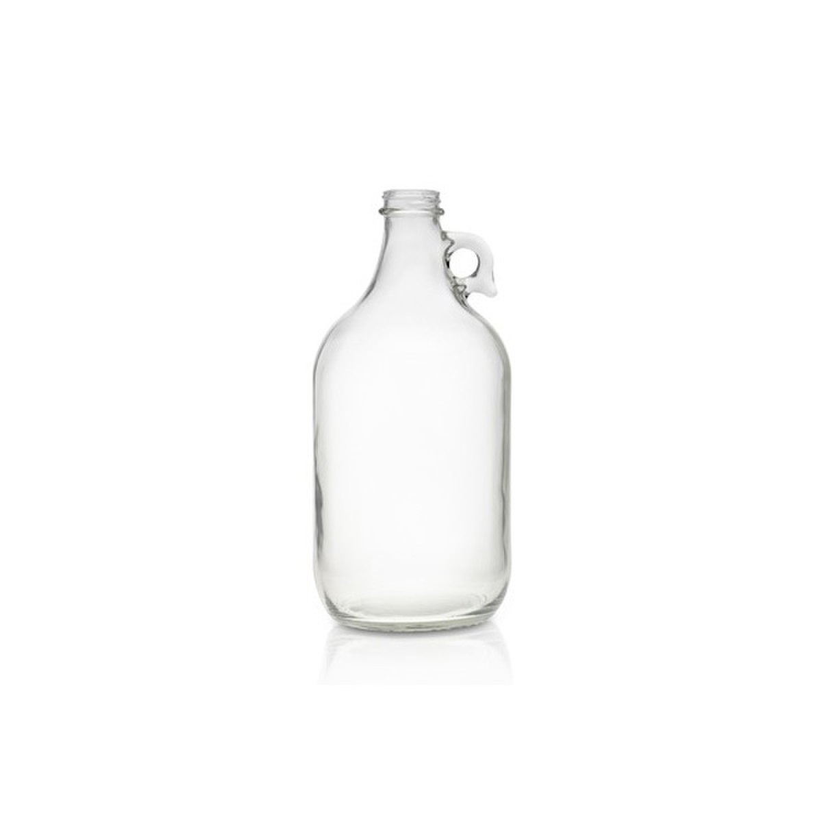Half gallon glass jug