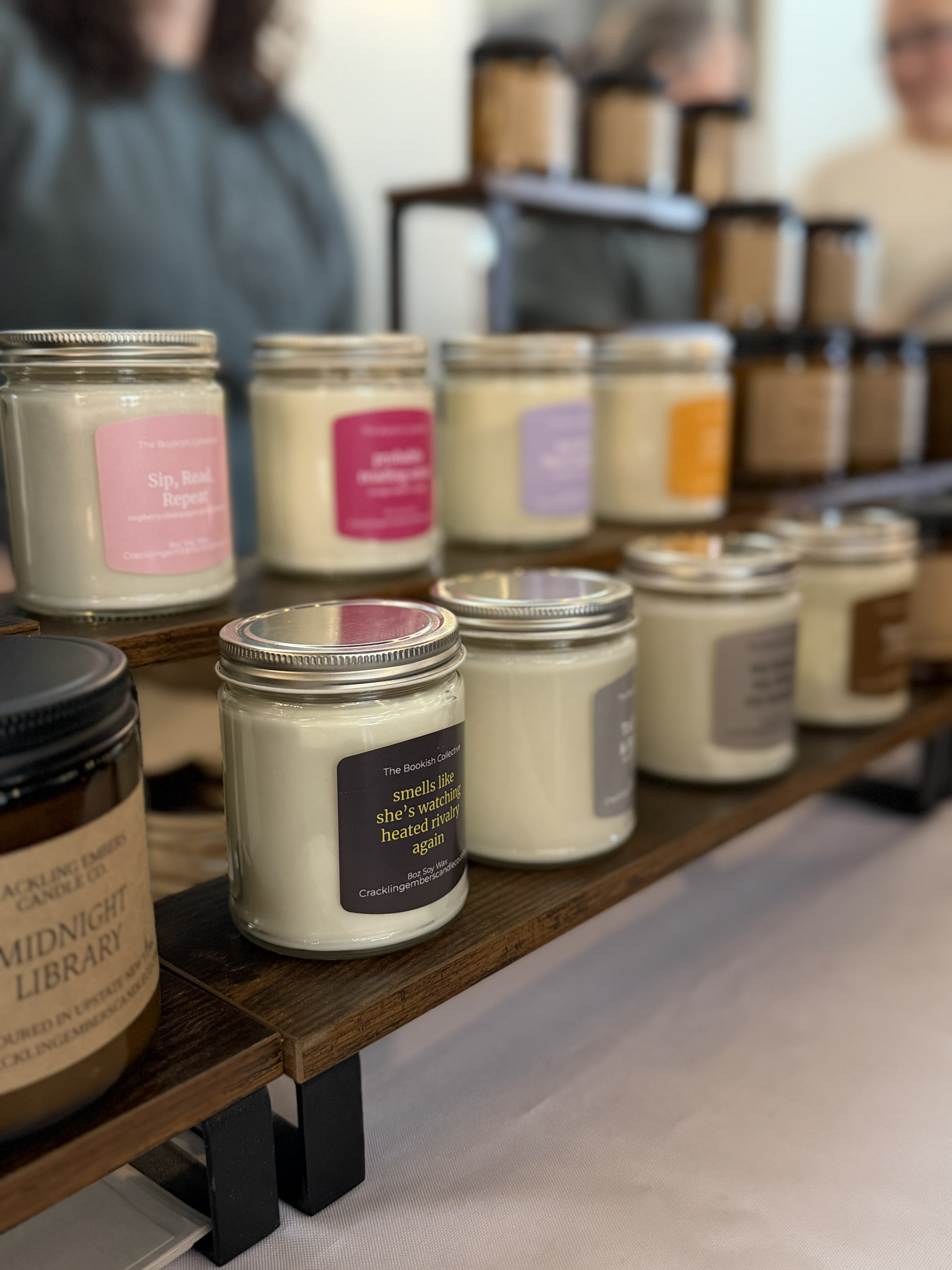 Candles in glass jars