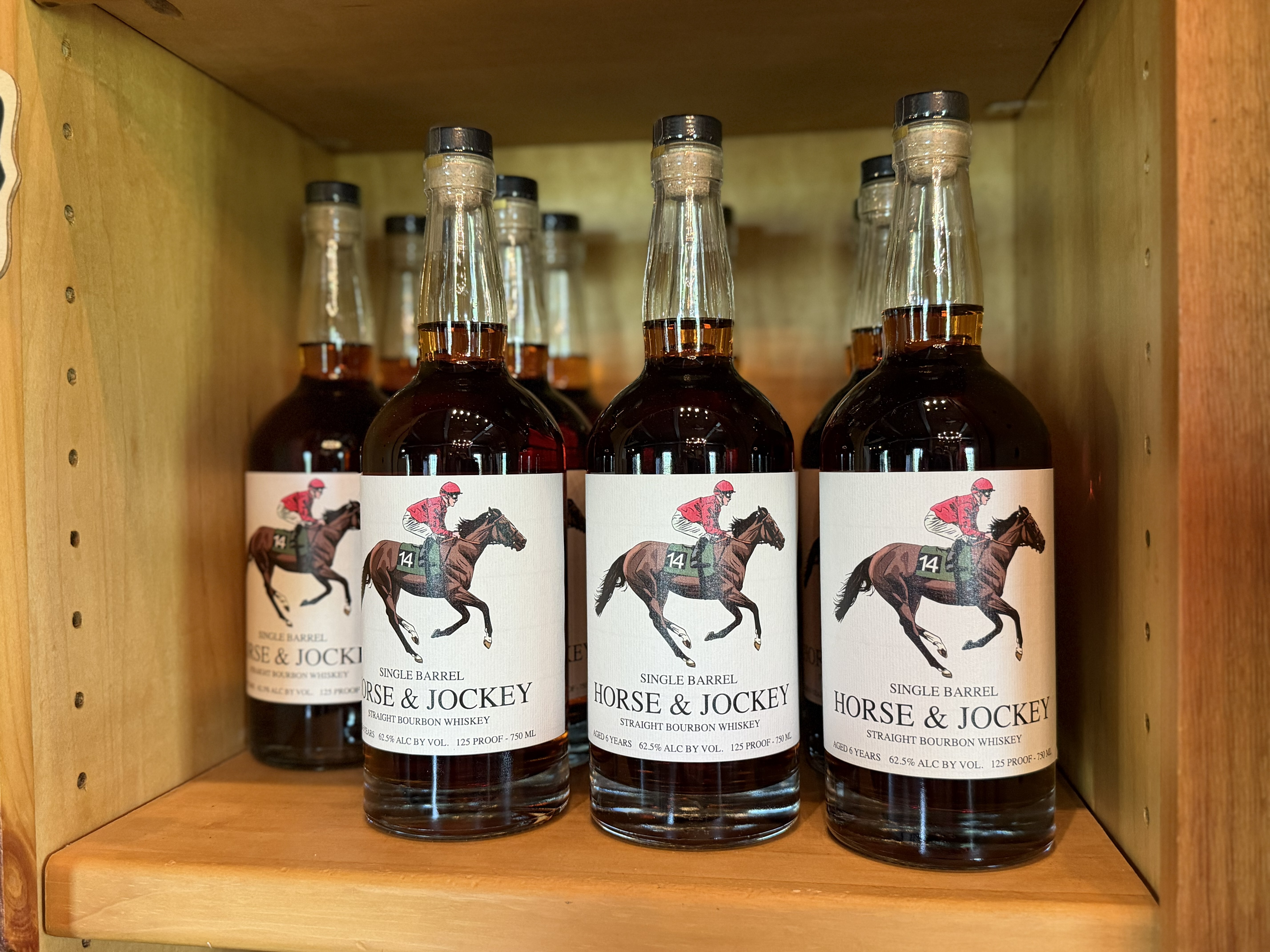 Bottles of bourbon