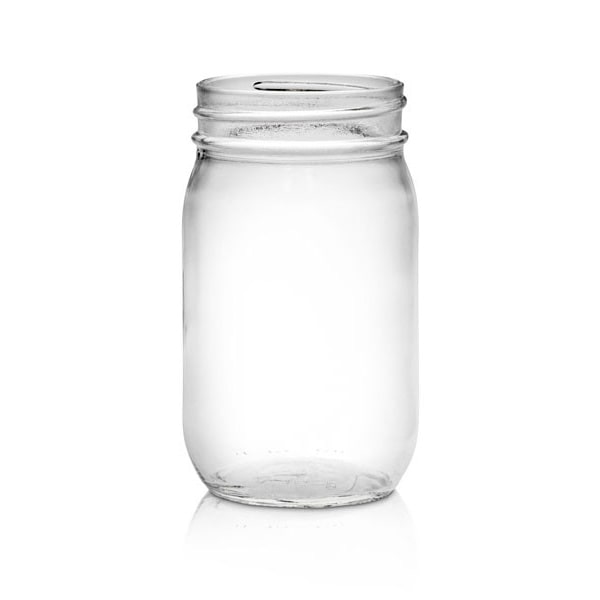 Pint Glass Economy Round Jar
