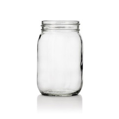 16 oz Round Glass Jars