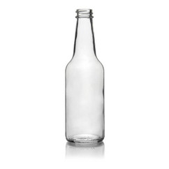 10oz Clear Glass Long Neck Bottle