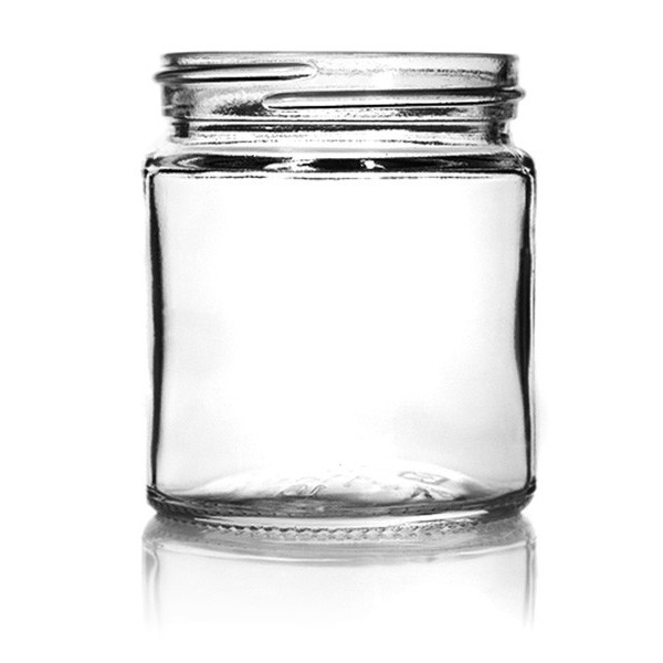 4 oz Glass Straight-Sided Jar