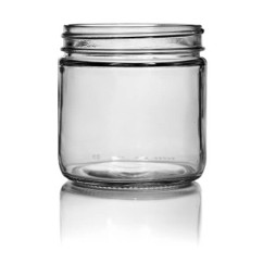 8oz Round Glass Jar
