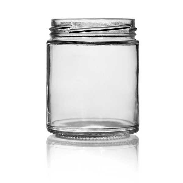9 oz Glass Straight-Sided Jar
