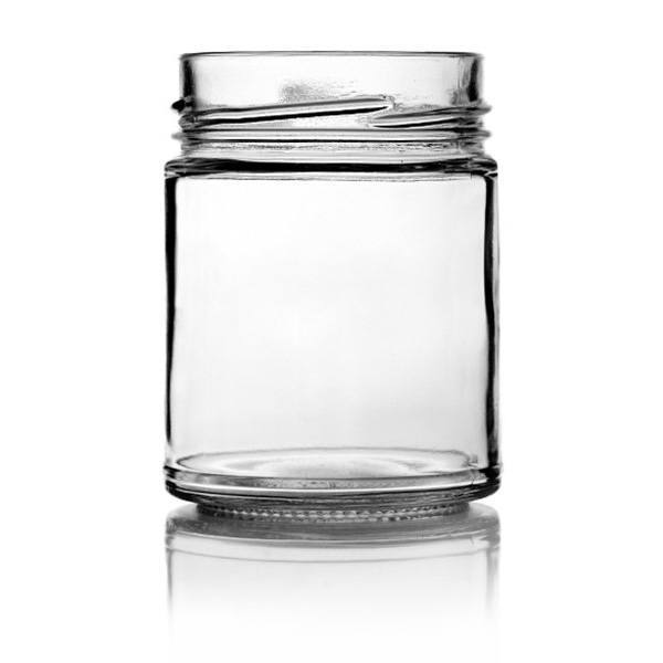 9 oz Straight Sided Glass Jar 3-Pack Shipping Box