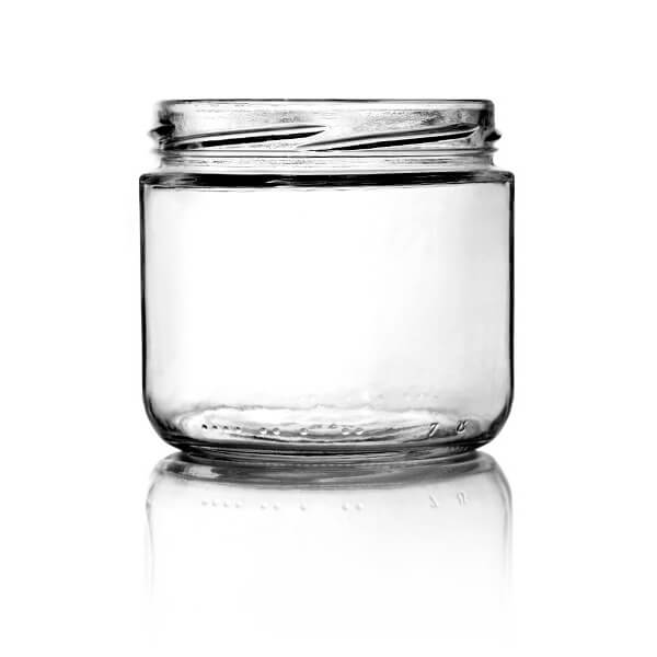 12oz Round Glass Jar