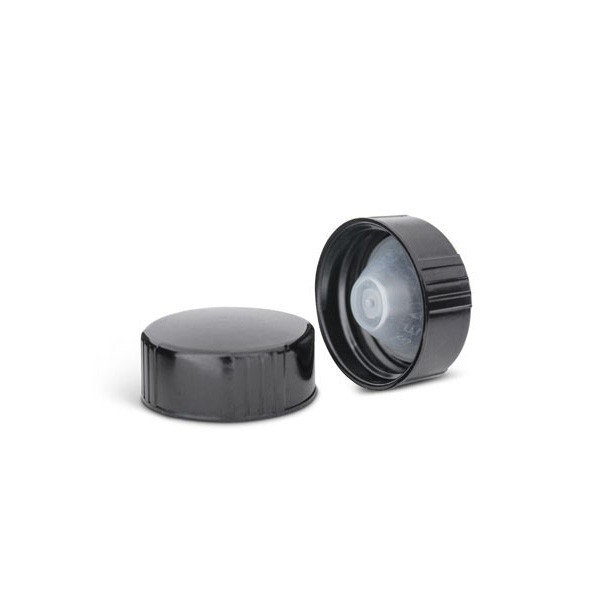 28-400 Black Phenolic Polycone Cap