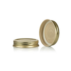 70/450 Gold Metal Button Cap