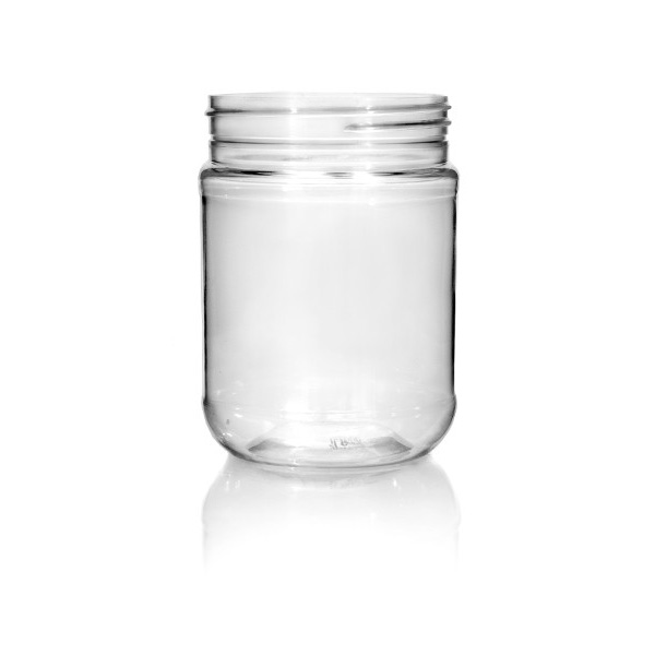 Clear PET Peanut Butter Jar